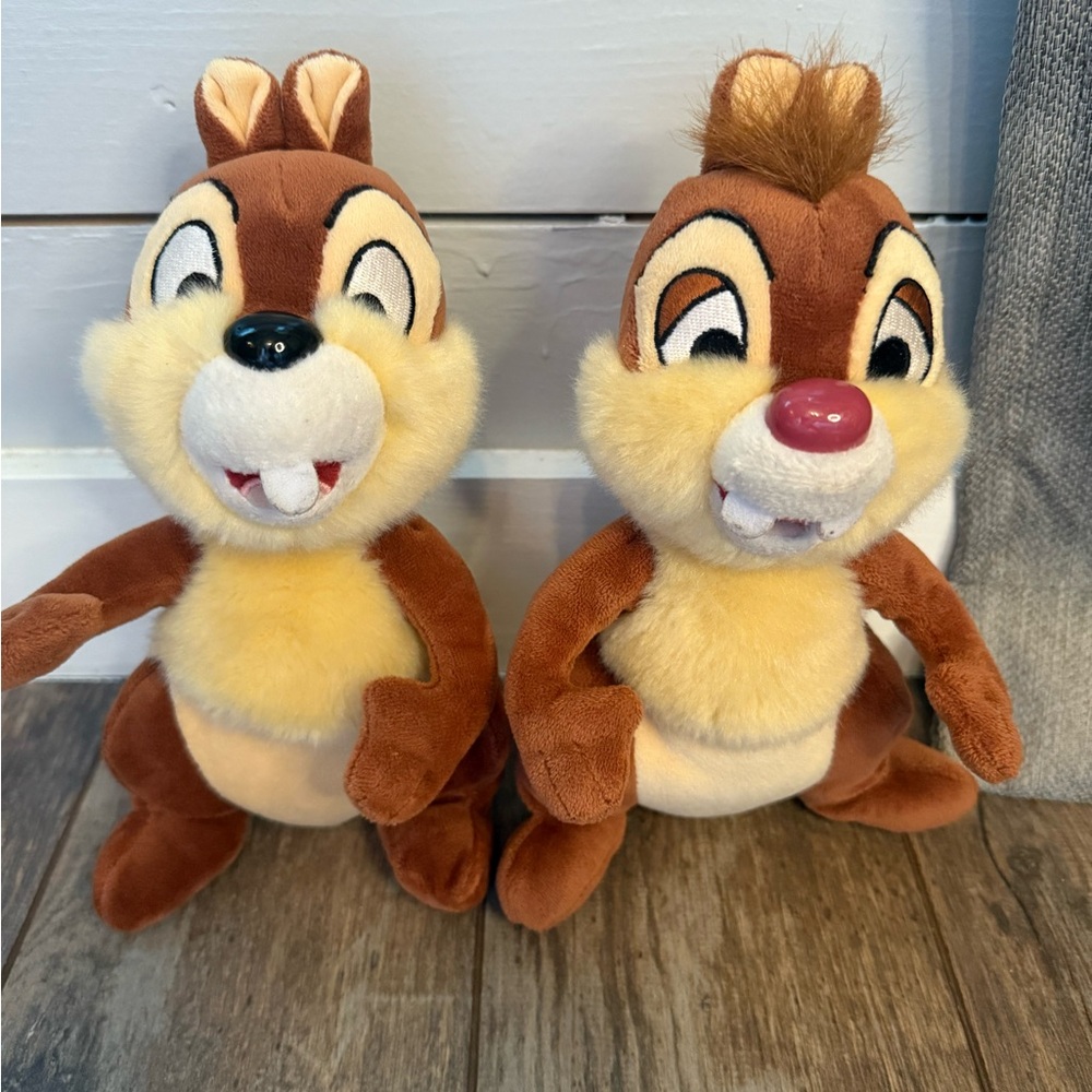 Disney Parks Chip and Dale Plush Stuffed Animals